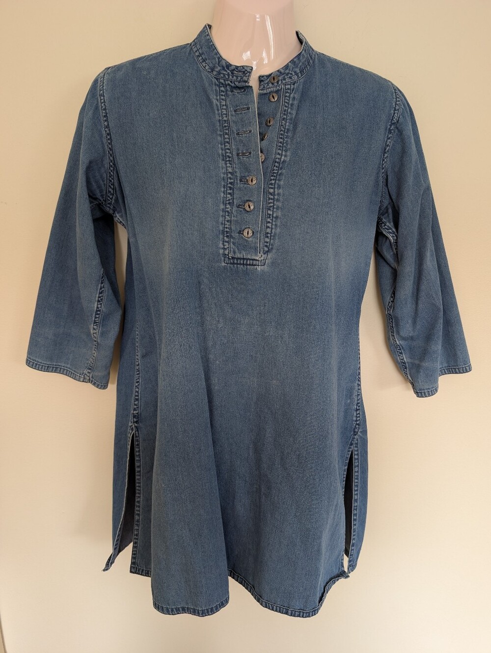 Vintage Westside Denim Chambray Tunic Top